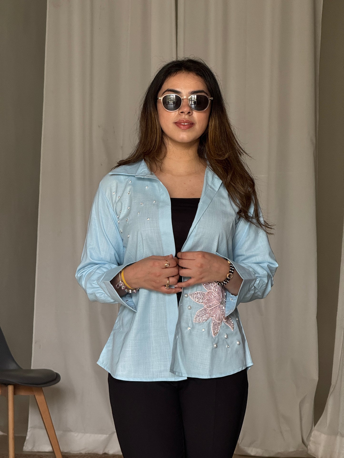 Sky Floral Shirt