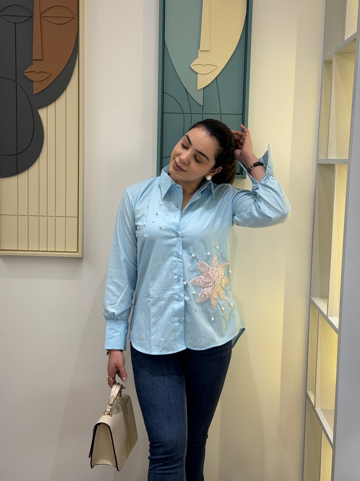Sky Floral Shirt