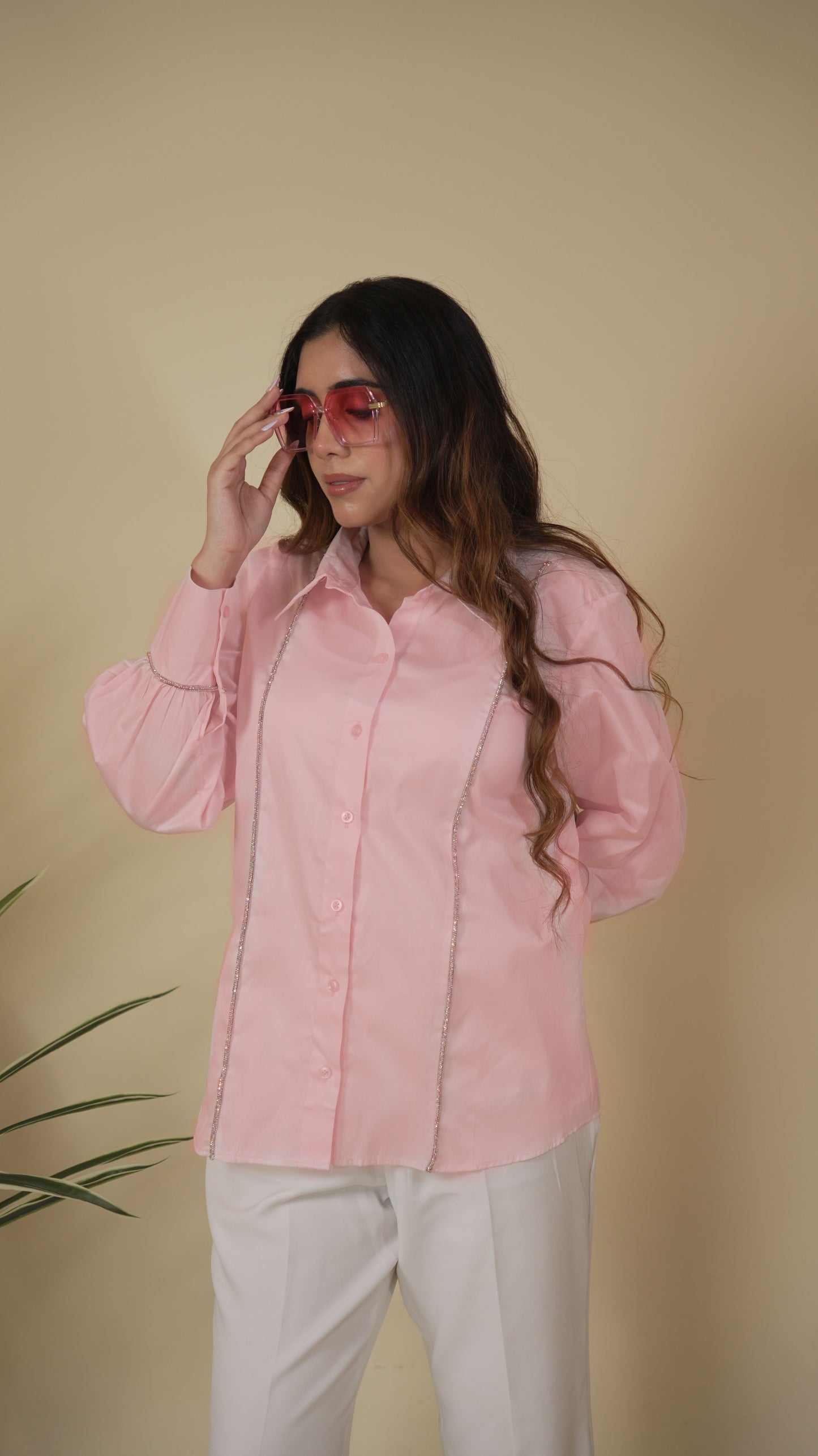 Pink Shimmer Shirt