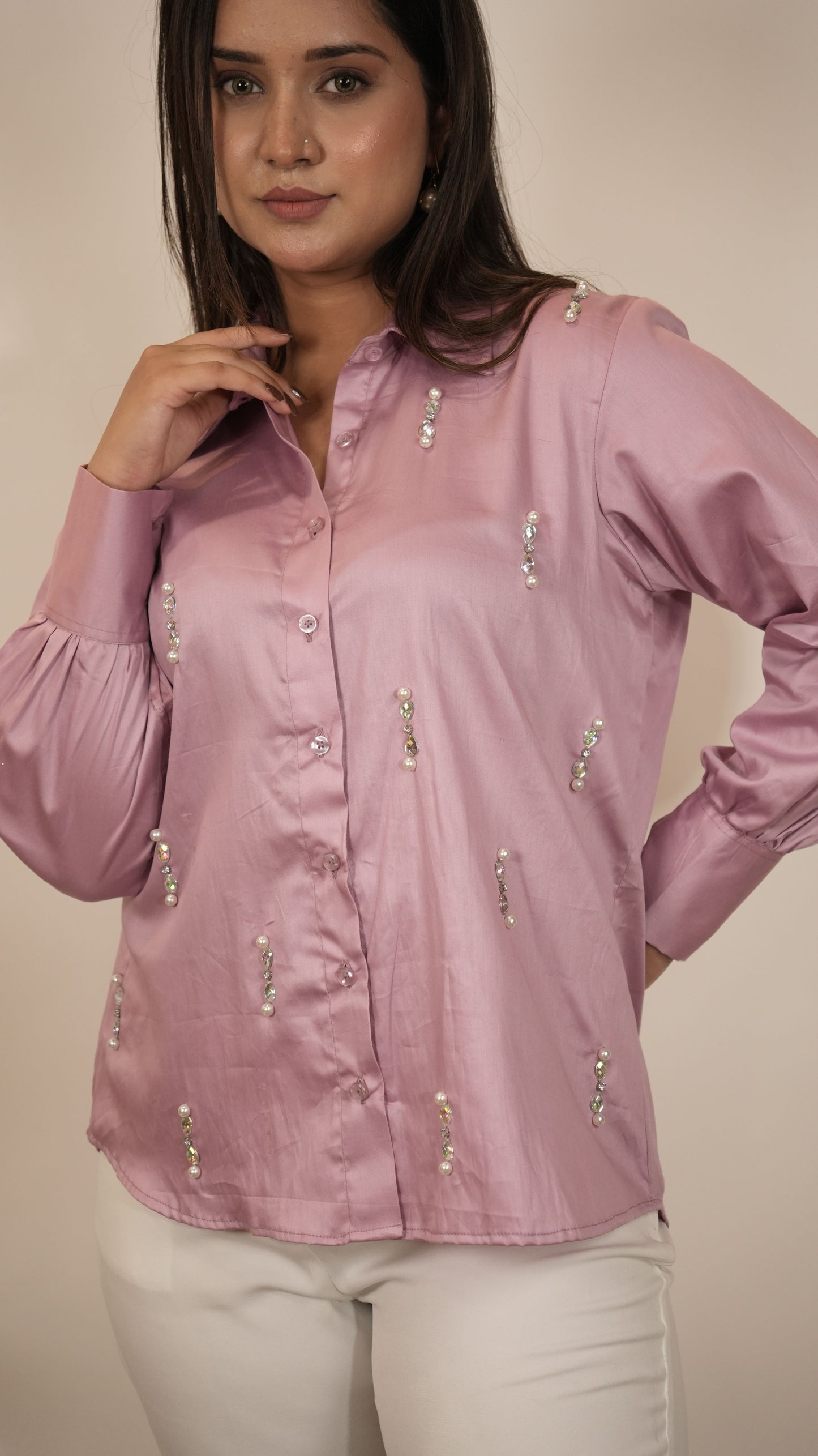 Mauve Sparkle Shirt