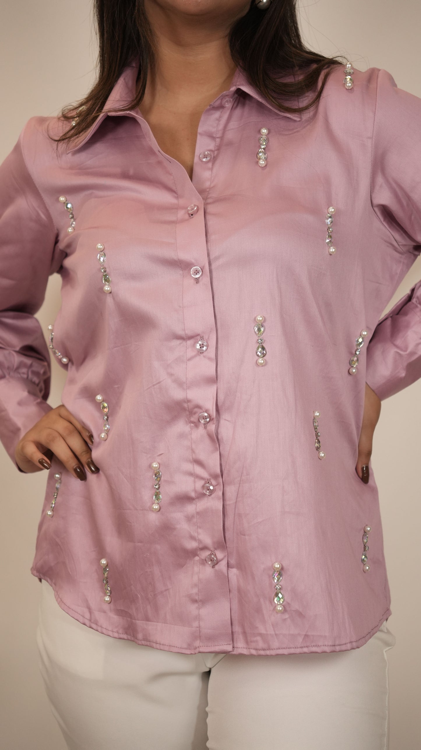 Mauve Sparkle Shirt