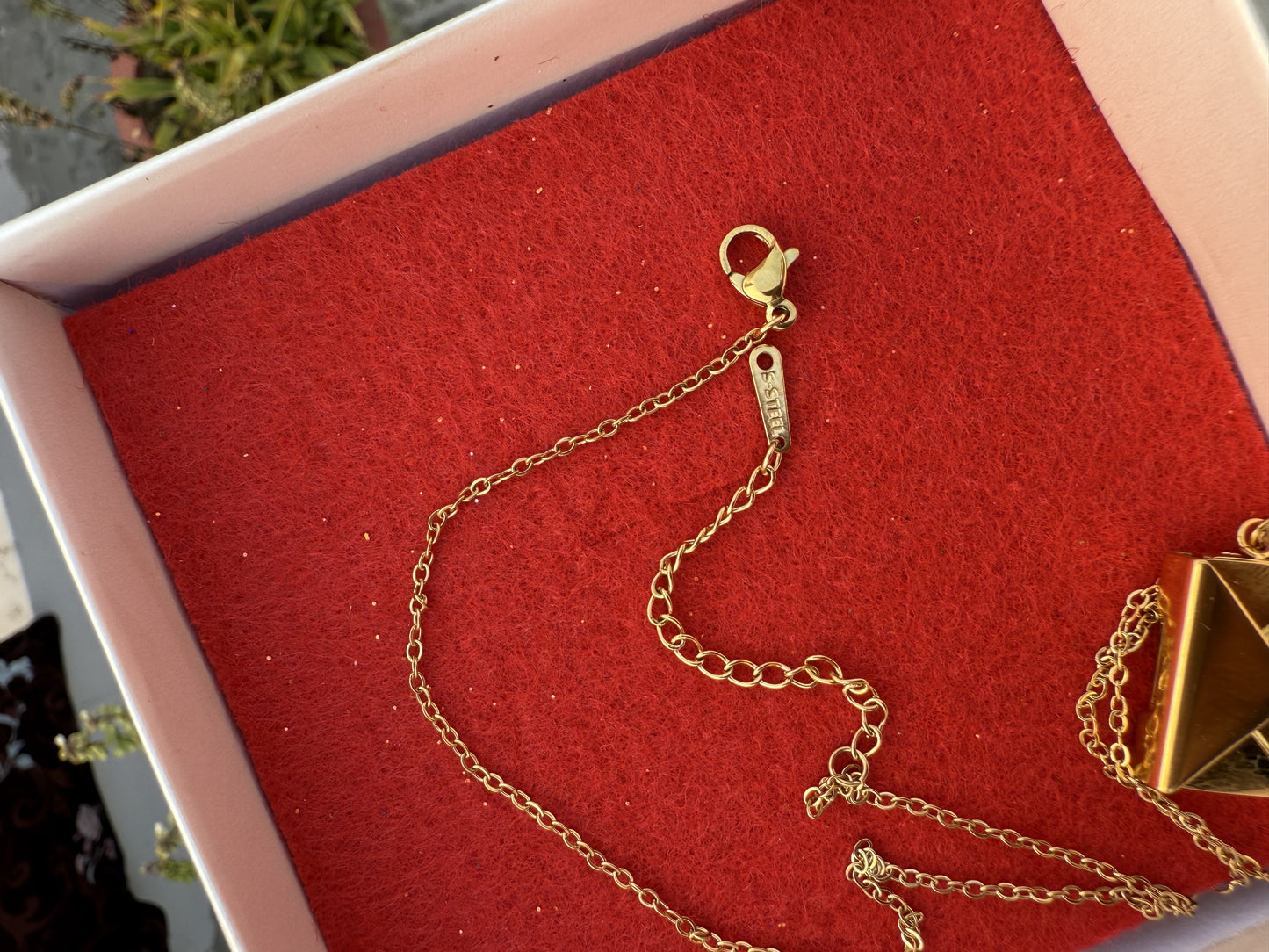 Message Necklace for Valentine's Day
