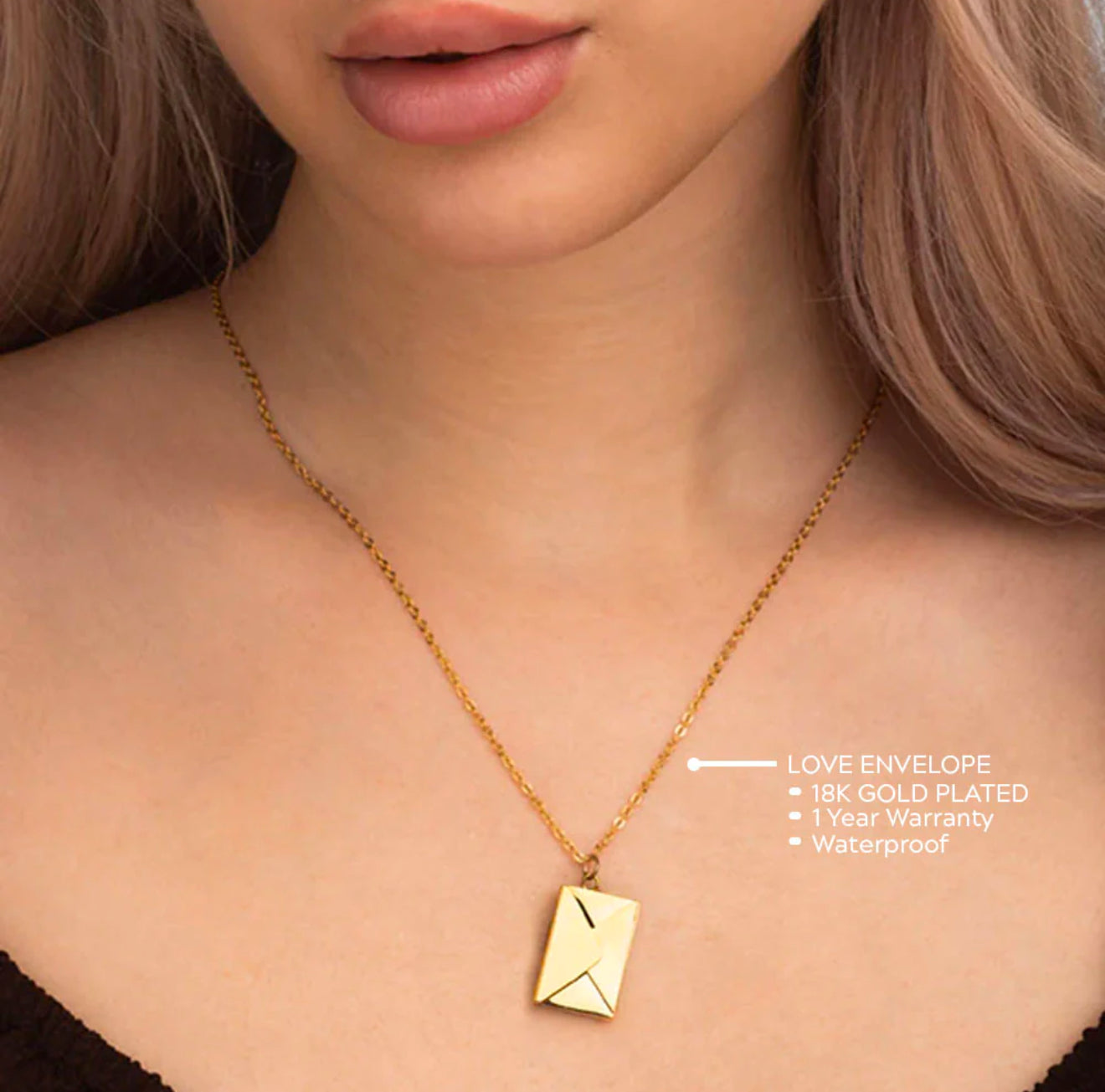 Message Necklace for Valentine's Day
