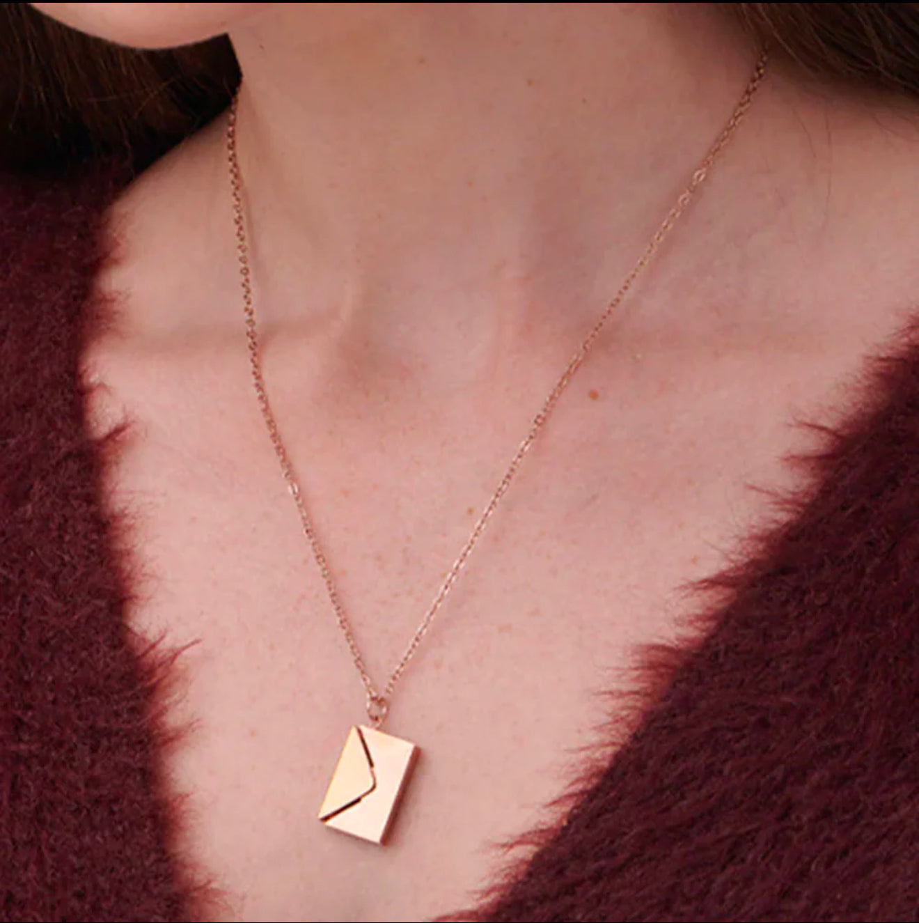 Message Necklace for Valentine's Day