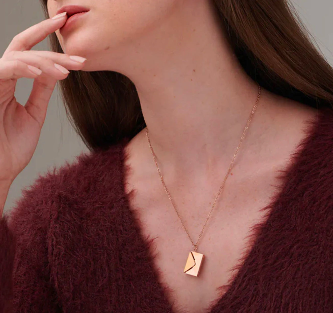 Message Necklace for Valentine's Day