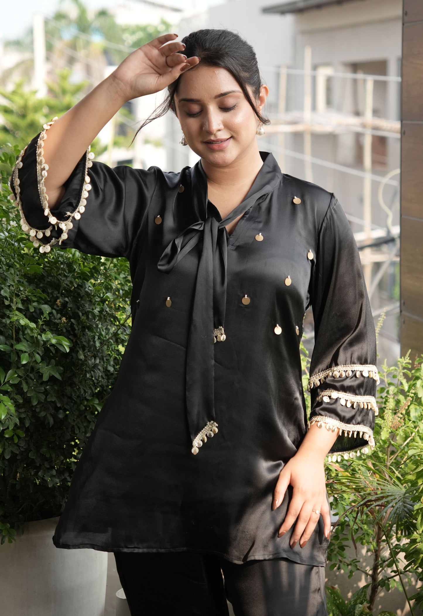 Bohemian Black Cord set