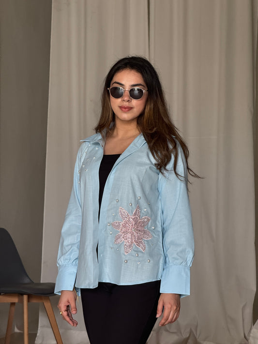 Sky Floral Shirt