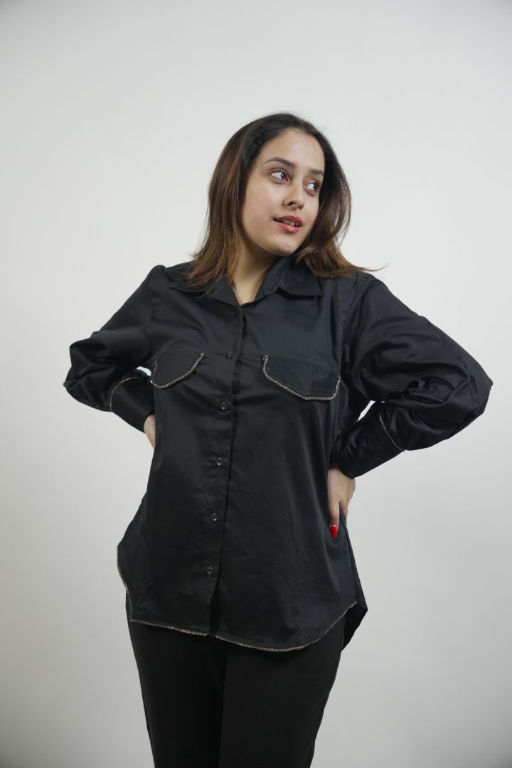 Black Sparkle Shirt