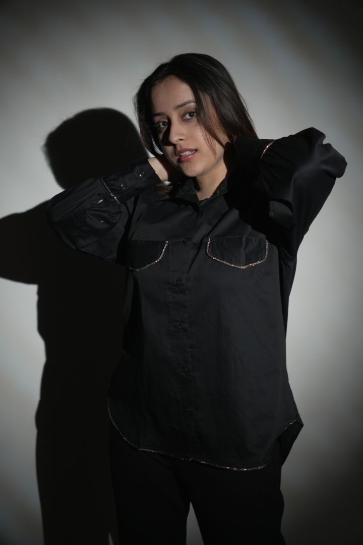 Black Sparkle Shirt