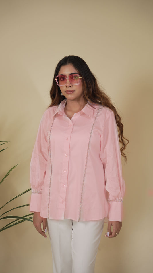 Pink Shimmer Shirt