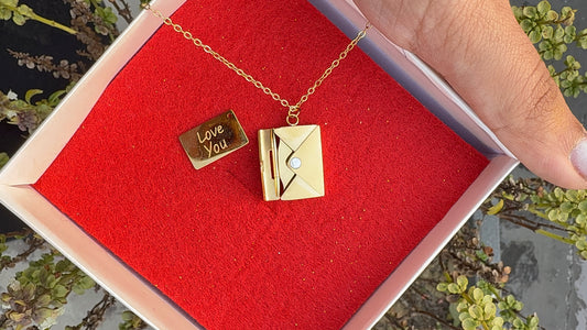 Message Necklace for Valentine's Day